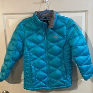 The North Face Turquoise Kids Puffer Jacket